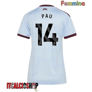 Aston Villa Pau Torres #14 Terza Maglia Femmina 2026-27 Manica Corta Aston Villa Pau Torres #14 Terza Maglia Femmina 2026-27 Manica Corta